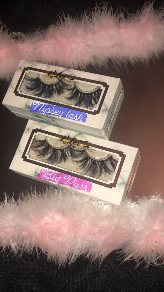 Colorful Fluffy 25MM Lash